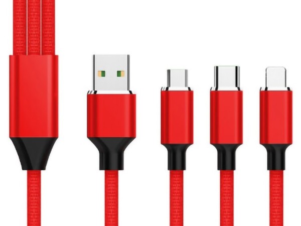 三合一數(shù)據(jù)線，一拖三數(shù)據(jù)線，一線三用，使用更方便